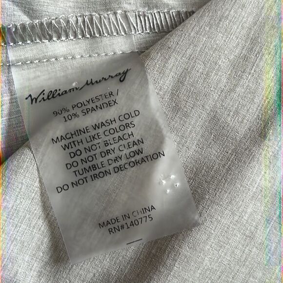 William Murray Long Sleeve Golf Button Down Shirt Rocks Glass Print EUC - Picture 12 of 16